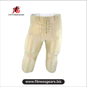 American Football Jersey Pants Set Yellow 24 V-Neck Short Sleeve Moisture Wicking Men's Uniform - Product Image 3