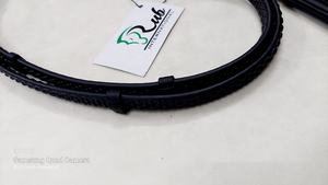 Rênes à pois noirs de 16mmX260cm avec cuir portable durable en laiton pour International Rub International - Product Image 4