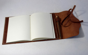 Wholesale 2026 Diary High Quality Eco Friendly Handmade Eecycled Cotton Paper <b>Refillable</b> Crunch Buffalo <b>Leather</b> Hard Cover Gift - Product Image 4