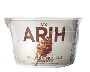 Nouilles instantanées coréennes de qualité supérieure 125g ARIH au bœuf, truffe et sauce soja, ramen sauté en gros - Product Image 2