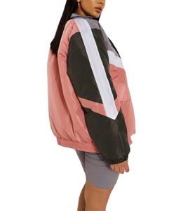 Veste coupe-vent pour femmes, vêtements attrayants d'extérieur, respirante avec fermeture à glissière personnalisée, dernière conception de veste légère en nylon pour femmes - Product Image 2