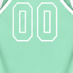 Débardeur de natation vert menthe et blanc, sans manches, dos nageur, léger, séchage rapide, respirant, pour l'entraînement et la performance athlétique - Product Image 6