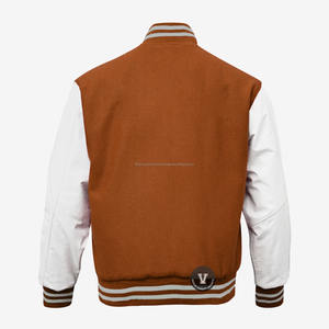 Best Quality Letterman Varsity <b>Jackets</b> Wool Body Genuine Leather Sleeves Winter Wear <b>Smart</b> and Stylish <b>Men's</b> <b>Jacket</b> - Product Image 2