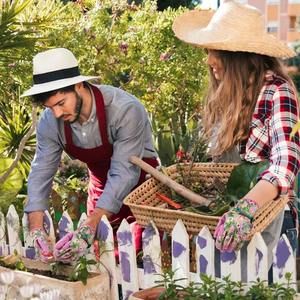 Gants de travail en cuir imperméables compatibles avec les écrans tactiles, fermeture à cordon, pour enfants et adultes - Sécurité extérieure - Product Image 2