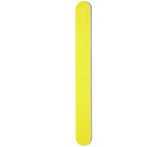 Lima de Uñas Recta de Doble Cara de Alta Calidad, Color Amarillo, Lavable, Herramienta de Pedicura y Manicura para Uñas Acrílicas y Naturales - Product Image 2