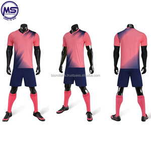Uniforme de Fútbol para Hombre con Degradado de Color, Sin Mangas, Cuello Redondo, Absorbe la Humedad, 100% Poliéster, Corte Regular, Cintura Elástica, Personalizable - Product Image 4