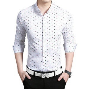 Chemise décontractée à manches longues pour homme, imprimé floral, col rabattu, tissu popeline, style été - Product Image 6