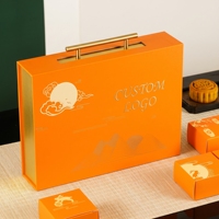 Caja de Regalo Personalizada Premium con Material de Papel Corrugado de Grado Alimenticio para Empacar Productos de Panadería, Galletas y Bizcochos