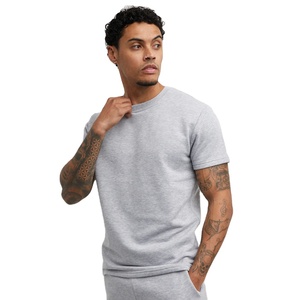 100% T-shirts pour hommes en coton de qualité supérieure 150gsm T-shirts unis vierges imprimés avec logo personnalisé - Product Image 3