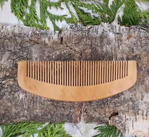 หวีไม้ธรรมชาติที่เป็นมิตรกับสิ่งแวดล้อมเพื่อการเจริญเติบโตของเส้นผมที่ดีต่อสุขภาพและการจัดแต่งทรงผมที่เรียบลื่น เหมาะสำหรับการดูแลเส้นผมทุกวัน งานฝีมือจากธรรมชาติ - Product Image 3