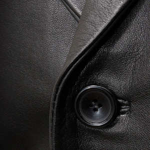 Chaquetas de Cuero Genuino para Hombre, Estilo Urbano, Impermeables, Resistentes al Viento, Corte Regular, Precio al por Mayor, Precios Razonables Disponibles - Product Image 5