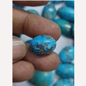 53 pièces de turquoise naturelle ovale de 18 mm à 36 mm, cabochons de 1700 carats, lot Iroc Sales, turquoise véritable pour la création de bijoux - Product Image 4