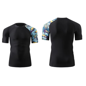 Rashguard de sport MMA personnalisé pour homme, respirant, à manches longues, protection UV pour les sports nautiques - Product Image 1