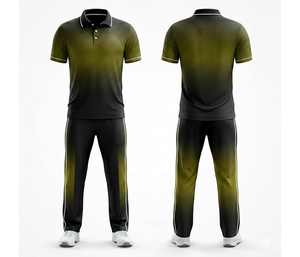 Professional Match Day <b>Cricket</b> Uniform with Personalized Design | Men Women Youth <b>Cricket</b> Wears Polo Shirt and Trouser Full Team - Product Image 6