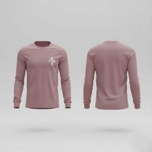 Camiseta de Manga Larga para Hombre, Estilo Casual, 100% Algodón, Cuello Redondo, Personalizable, Talla Grande, Alta Calidad 2026, RIVIAN ATLANTIC - Product Image 1