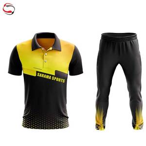 Sarama Sports Pro-Grade Custom Unisex Adult <b>Cricket</b> Shirt Moisture Wicking 100% Cotton Breathable Lightweight Heat-Transfer - Product Image 1