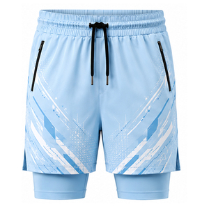 Shorts de bain pour hommes personnalisés, poches imperméables, séchage rapide, légers, shorts de plage, vêtements de sport d'été, fabricant de vêtements pour hommes - Product Image 1