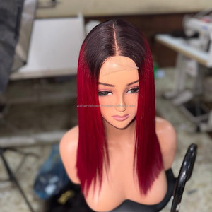 Perruques en cheveux humains bruts vietnamiens de qualité supérieure, lisses comme des baguettes, avec dentelle frontale transparente HD, personnalisables, sans nœuds - Product Image 5