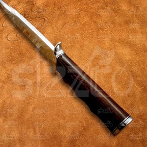 Cuchillo de Caza y Camping de 10 Pulgadas, Hecho a Mano, con Punta de Clip, Acero D2 Oakmont, Cuchillo EDC Utilitario OEM con Funda de Cuero, el Mejor Regalo - Product Image 5