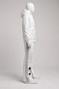 Custom Embroidered Printing French Terry Hoodie & Jogger <b>Set</b> Heavyweight 100% Cotton French Terry Hoodie & Jogger <b>Set</b> - Product Image 3