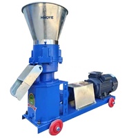 Granulateur d'aliments multifonctionnel pour poulets, canards, poissons, bovins 100-500 kg/h Moteur diesel électrique