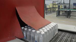 Máquina Envolvedora Retráctil Eléctrica Automática de Alta Velocidad de Tres Líneas para Envasado de Bebidas, Componentes Principales Incluyendo Motor - Product Image 5