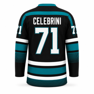 Custom Sublimated Printed Ice Hockey Jersey Mens <b>Lace</b> Stand <b>Collar</b> Team Uniform High Quality Breathable Front 3D Embroidery Wear - Product Image 3