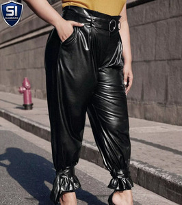 Pantalones de Cuero para Mujer SUMROOS, Estilo Urbano, Invierno, Aspecto de Cuero Suave, Ecológicos, Impermeables, Transpirables, de Alta Calidad, Cintura Alta - Product Image 4