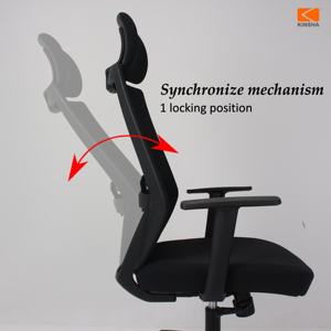 Top Best Selling Power Adjustable High <b>Back</b> Fabric Mesh Executive <b>Chair</b> with Lumbar <b>Support</b> for Home Office Gaming and Writing - Product Image 5
