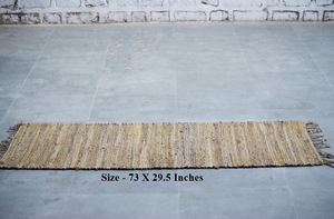 100% <b>Natural</b> Jute Jacquard Woven Fabric for Wholesale Kilim <b>Rugs</b> and Home Textile Manufacturing Braided <b>Natural</b> Fiber <b>Rug</b> - Product Image 2