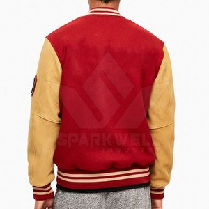 Chaqueta Letterman para Hombre, Estilo Urbano, con Logotipo Frontal, Ecológica, Diseño Casual y Elegante, Ajuste Cómodo para Viajar - Product Image 3