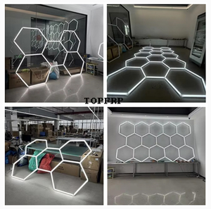 Plafonnier LED en forme de nid d'abeille hexagonal pour salle de sport, salon de coiffure, atelier automobile, garage - Product Image 4