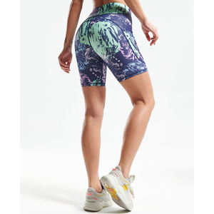 Custom Women Yoga Wear Fitness <b>Shorts</b> Peach Butt Hip Lifting <b>Tight</b> Breathable Elastic Waist Yoga Leggings And Yoga <b>Shorts</b> - Product Image 3