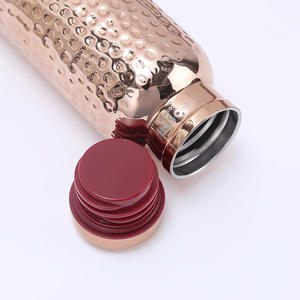 Bouteille d'eau isotherme en cuivre 620 ml, gourde sport avec couvercle anti-fuite, sans joint, portable, pour l'extérieur, ALTAMASH CRAFT - Product Image 1