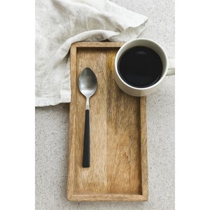 Aqdus Saleem - Plato Rectangular Minimalista de Madera |   Bandeja de Servir con Patrón Abstracto Hecha a Mano al por Mayor - Product Image 4