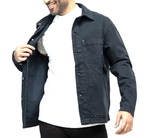 Veste en jean légère pour homme, meilleure qualité, vente chaude, tendance du moment, disponible en gros, veste en jean pour homme avec logo personnalisé - Product Image 3