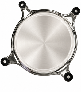 Presse à roti ronde en acier inoxydable avec poignée rotative |   Machine à chapati et roti indiens robuste pour la cuisine - Product Image 5