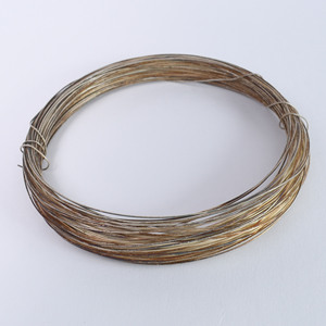 Al por mayor, alambres redondos de plata de ley 925 chapados en oro de 14K para joyería, 0.4-10mm, DIY, todos los tamaños - Product Image 3