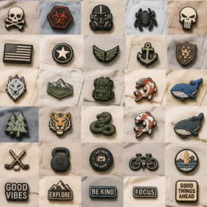 Custom PVC/Rubber 3D Embossed Patches for <b>Hats</b> <b>Bags</b> Clothes Design Wholesale Vietnamese Factory - Product Image 2