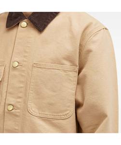 Chaquetas de Trabajo Personalizadas de Diseño Urbano, Unisex, de Lona de Algodón con Cremallera, Estilo Carpintero, Vintage, para Hombre - Product Image 4