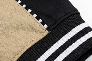 Survêtement kaki personnalisé pour homme, imprimé numéro 18, ensemble athlétique deux pièces, sweat-shirt à fermeture éclair intégrale et pantalon de survêtement rayé de haute qualité - Product Image 4