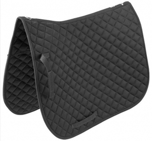 Tapis de selle de dressage Close Contact carré en satin de soie avec extérieur en coton et doublure en maille respirante et durable pour l'entraînement équestre - Product Image 2