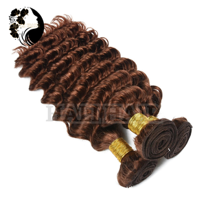 Cheveux humains Remy 100% vietnamiens Deep Wave Super Double Drawn Dyed Natural Black Custom Colors Fast Shipping Hali Hair - Product Image 1