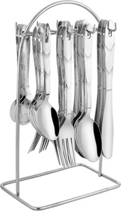 Durable Stainless Steel Cutlery Set Fork Spoon Knife Elegant Kitchen Tableware Premium <b>Flatware</b> for Home Dining - Product Image 3