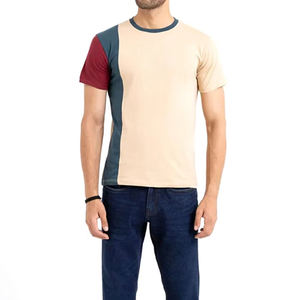 T-shirt sportif à faible MOQ, coupe flexible, idéal pour la gym, design moderne, logo personnalisé gratuit, t-shirt élégant. - Product Image 1