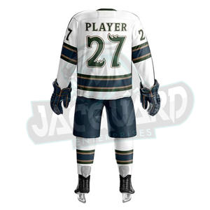 Buen material, precio asequible, cómodo, 100% poliéster, conjuntos de uniformes de hockey sobre hielo para adultos, unisex, de secado rápido. - Product Image 2