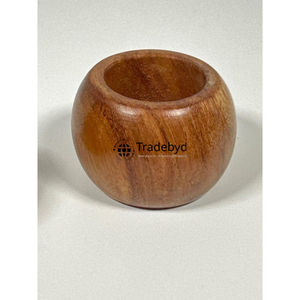 Anillo para Servilletas de Madera Hecho a Mano, Estilo Clásico, Ecológico, Duradero, Decoración Premium para Mesa de Comedor, Accesorios para Bodas, Tradebyd - Product Image 1