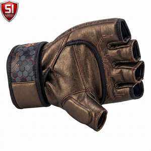 Guantes de Entrenamiento de Piel Sintética con Cierre de Gancho y Bucle, Unisex, para Artes Marciales, Boxeo, MMA, 14 Años o Más, Diseño de Logotipo Personalizado - Product Image 4