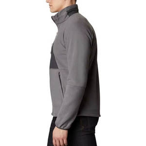 Veste polaire ample d'hiver pour homme, style streetwear, grande taille, avec fermeture éclair, imperméable, logo personnalisé sur le devant - Product Image 6