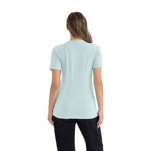 Camiseta Unisex Blanca 100% Algodón CVC de Calidad Profesional, Color Azul Hielo, Personalizable, Ecológica y Transpirable para Hombre - Product Image 6